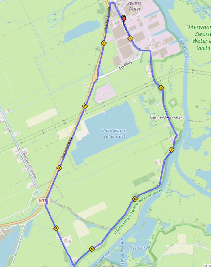 IJsseldelta route