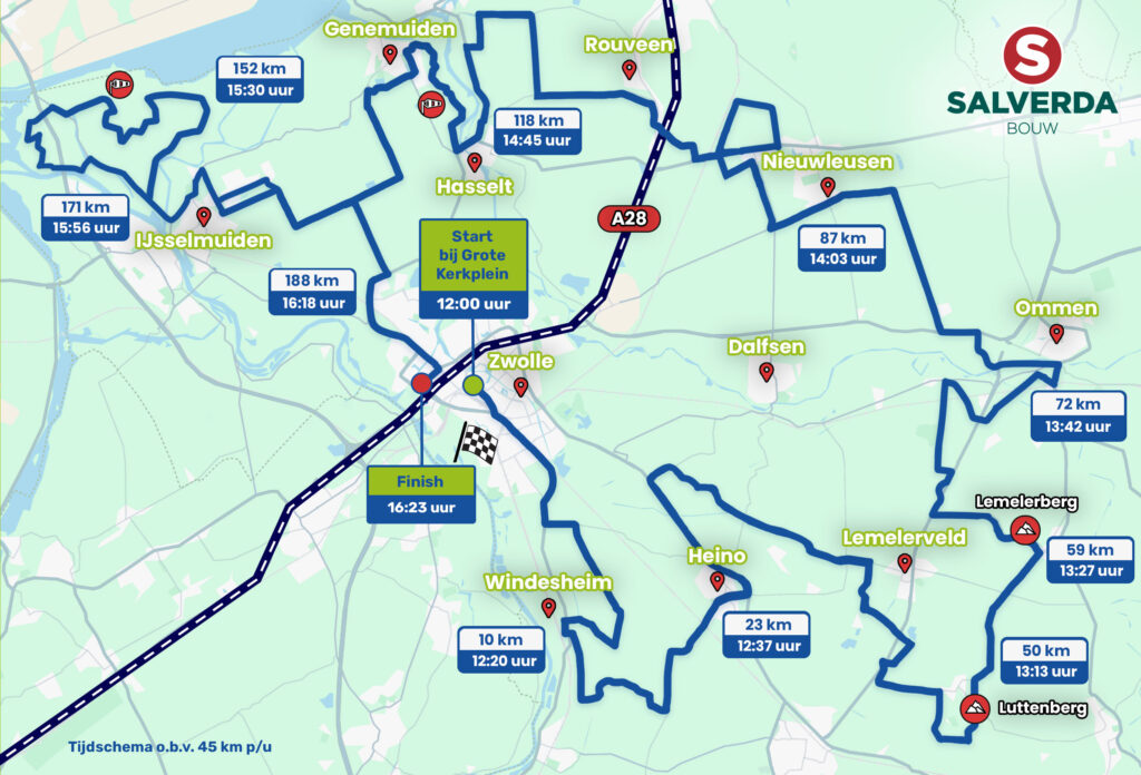 Route Ster van Zwolle 2026